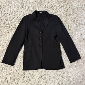 Child’s Size 18R Slim Black Grand Prix Horseback Riding Show Coat. Good Cond.